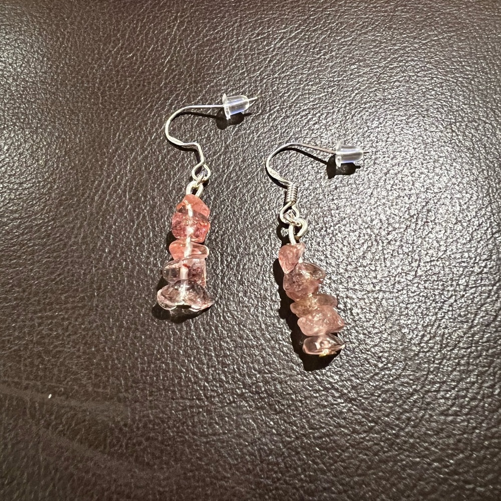 Crystal stacked earrings!